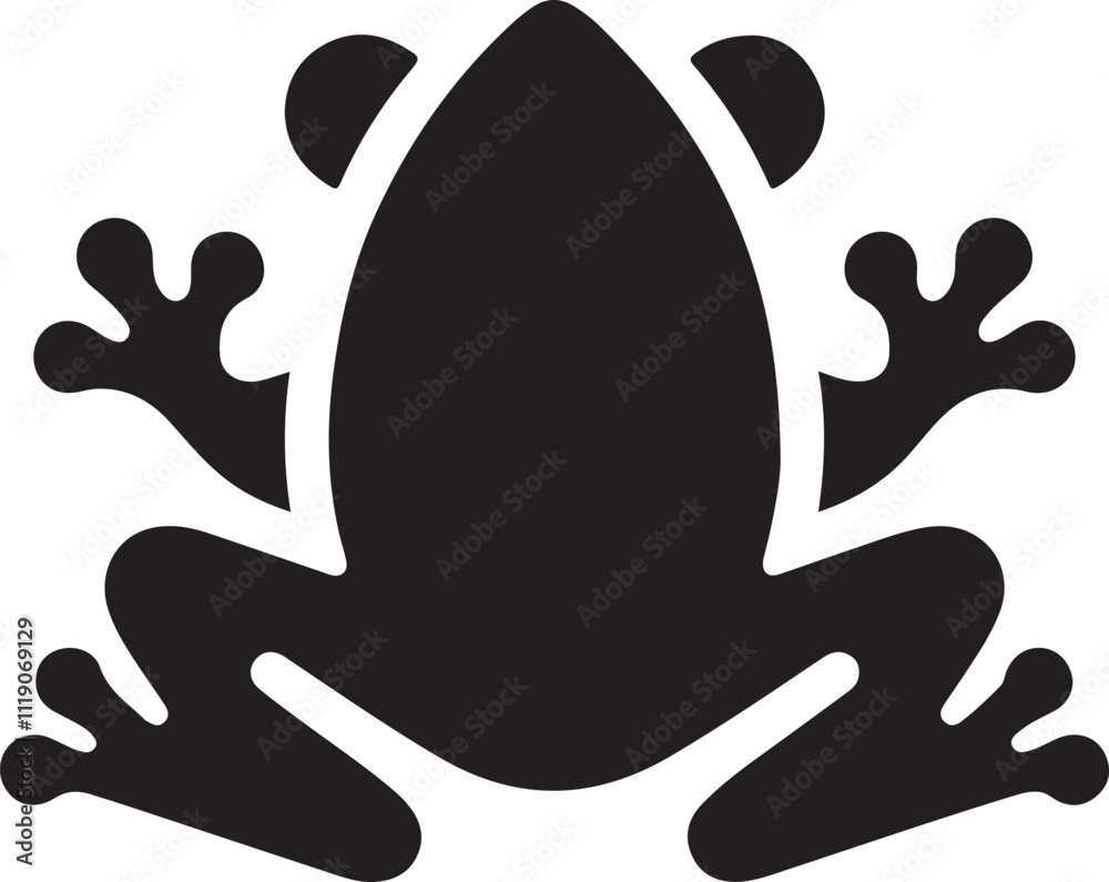 frog icon minimal silhouette style vector art illustration on a white background.
frog icon minimal silhouette style vector art illustration on a white background.
