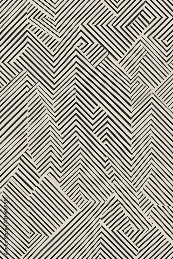 a black and white pattern with a zigzag design a black and white pattern with a zigzag design