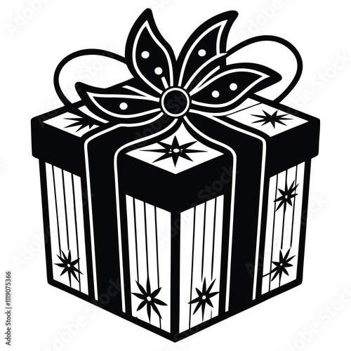 Christmas gift Vector illustration Adobe Illustrator Artwork