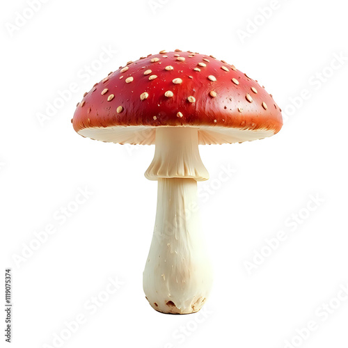 Photography a mushrooms transparent image