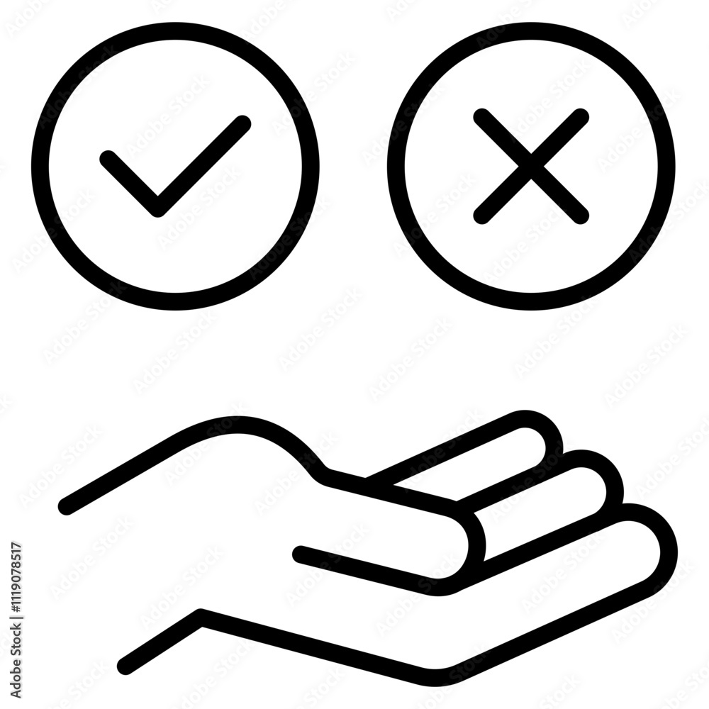 Decision Making Icon Element For Design Decision Making Icon Element For Design