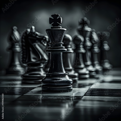 Strategic Game of Chess in a Dim, Intense Setting