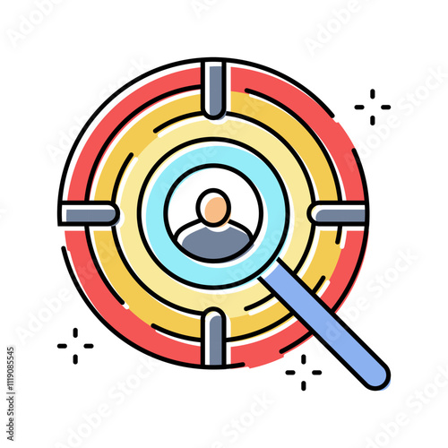 customer centricity modern business color icon vector. customer centricity modern business sign. isolated symbol illustration