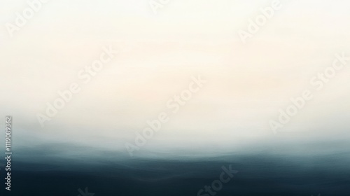 Serene Gradient Sky to Sea Abstract Background