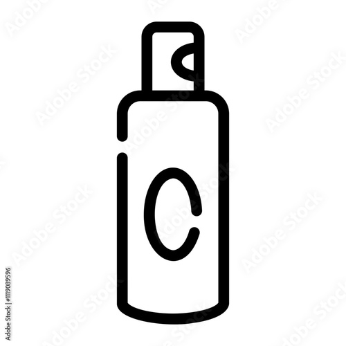 hair spray Line Icon