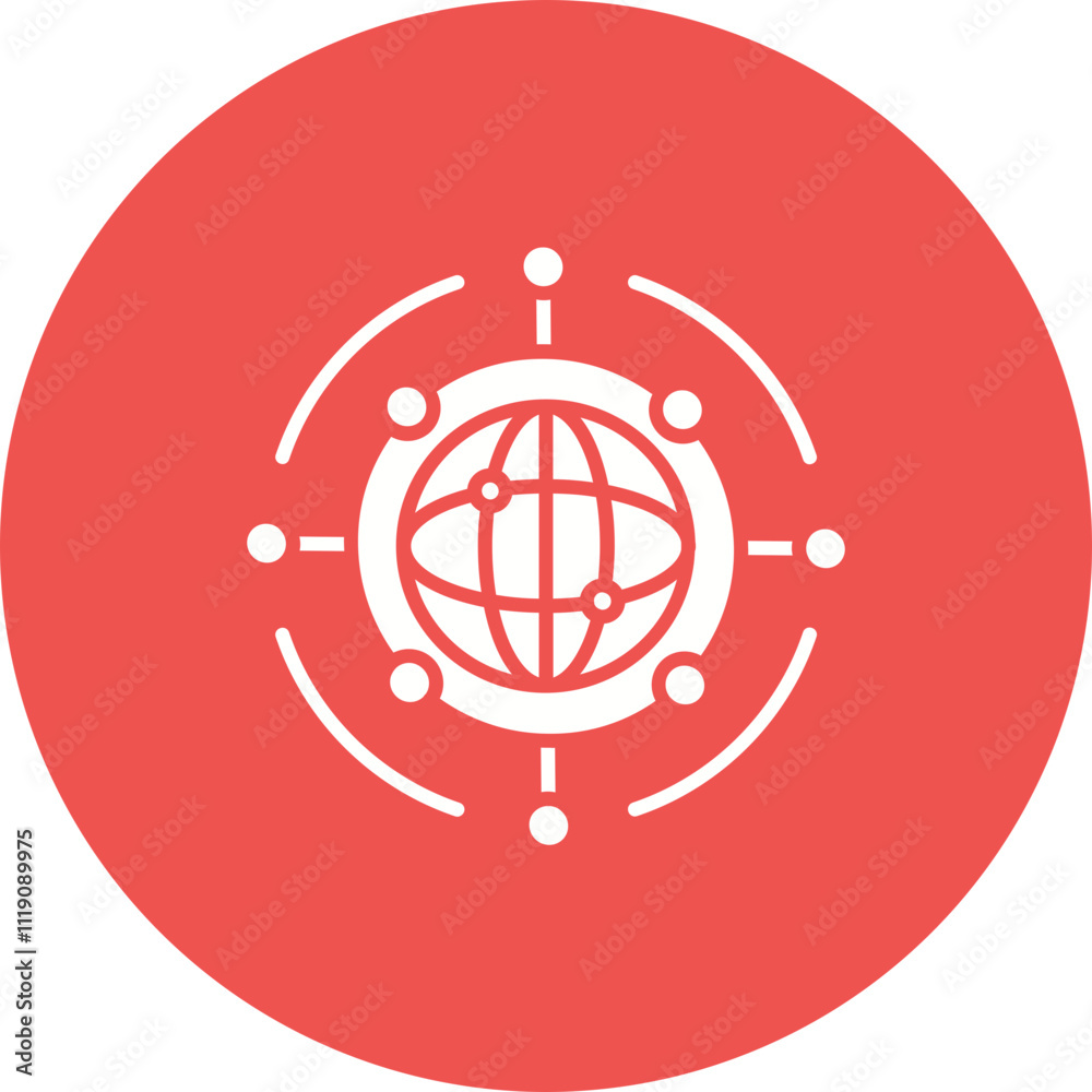 Global Network Icon Global Network Icon