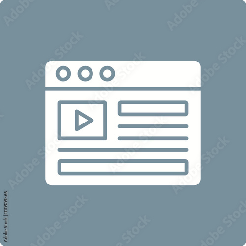 Free Download Video Content Icon - GFXLoad