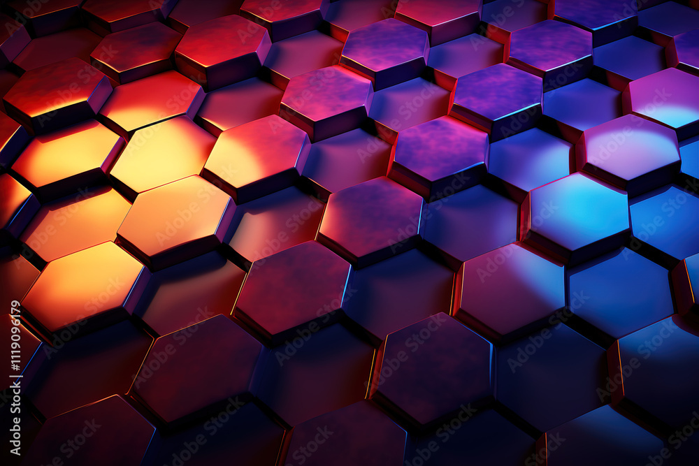 Unbelievable 3d hexagon background and copy space Unbelievable 3d hexagon background and copy space