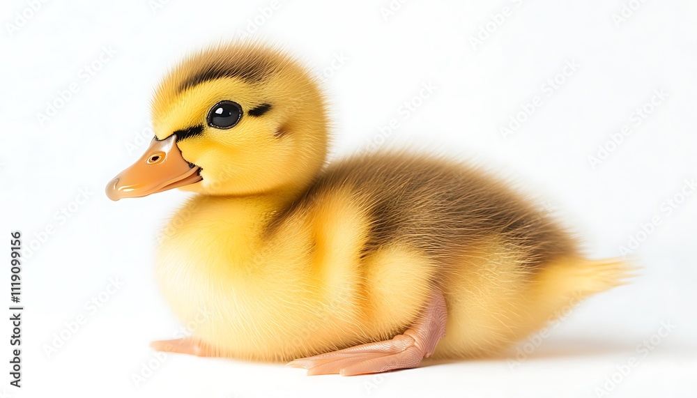 Cute yellow duckling, isolated on white background, full body, clear and sharp. Cute yellow duckling, isolated on white background, full body, clear and sharp.