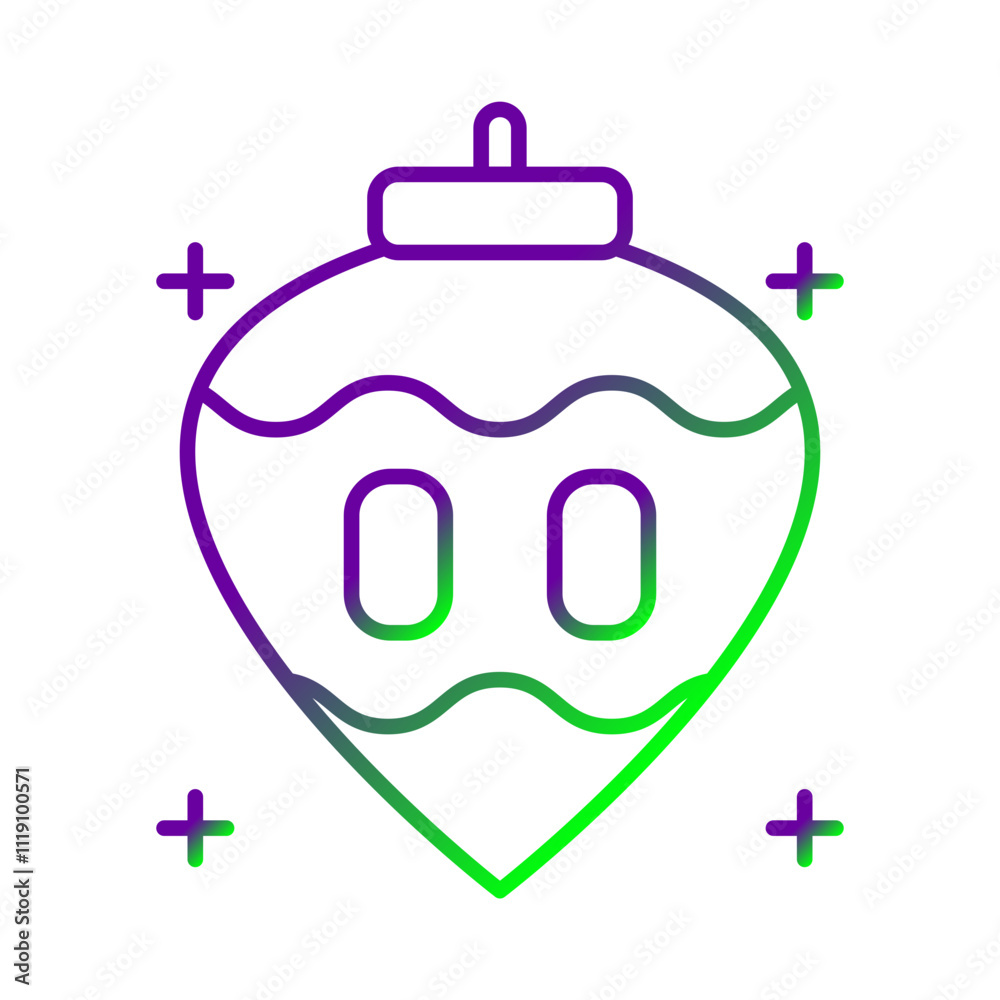 Obraz premium Bauble icon
