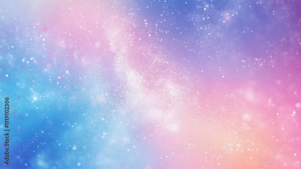 Colorful Gradient with Sparkling Stars in Dreamy Background Colorful Gradient with Sparkling Stars in Dreamy Background