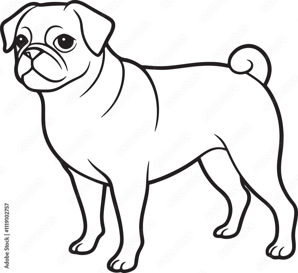Obraz premium isolated dog icon, vector dog, pet illustration, dog silhouette, dog logo, pet, animal vector, pet symbol, dog graphic, domestic animal, dog design, dog background, canine icon, dog texture, pet 