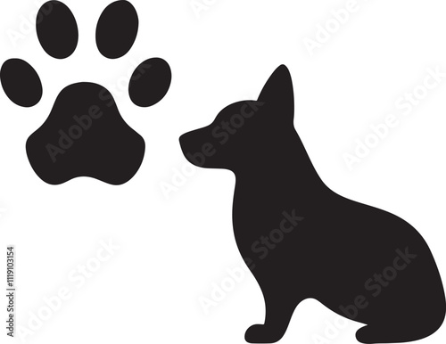 isolated dog icon, vector dog, pet illustration, dog silhouette, dog logo,  pet, animal vector, pet symbol, dog graphic, domestic animal, dog design, dog background, canine icon, dog texture, pet 