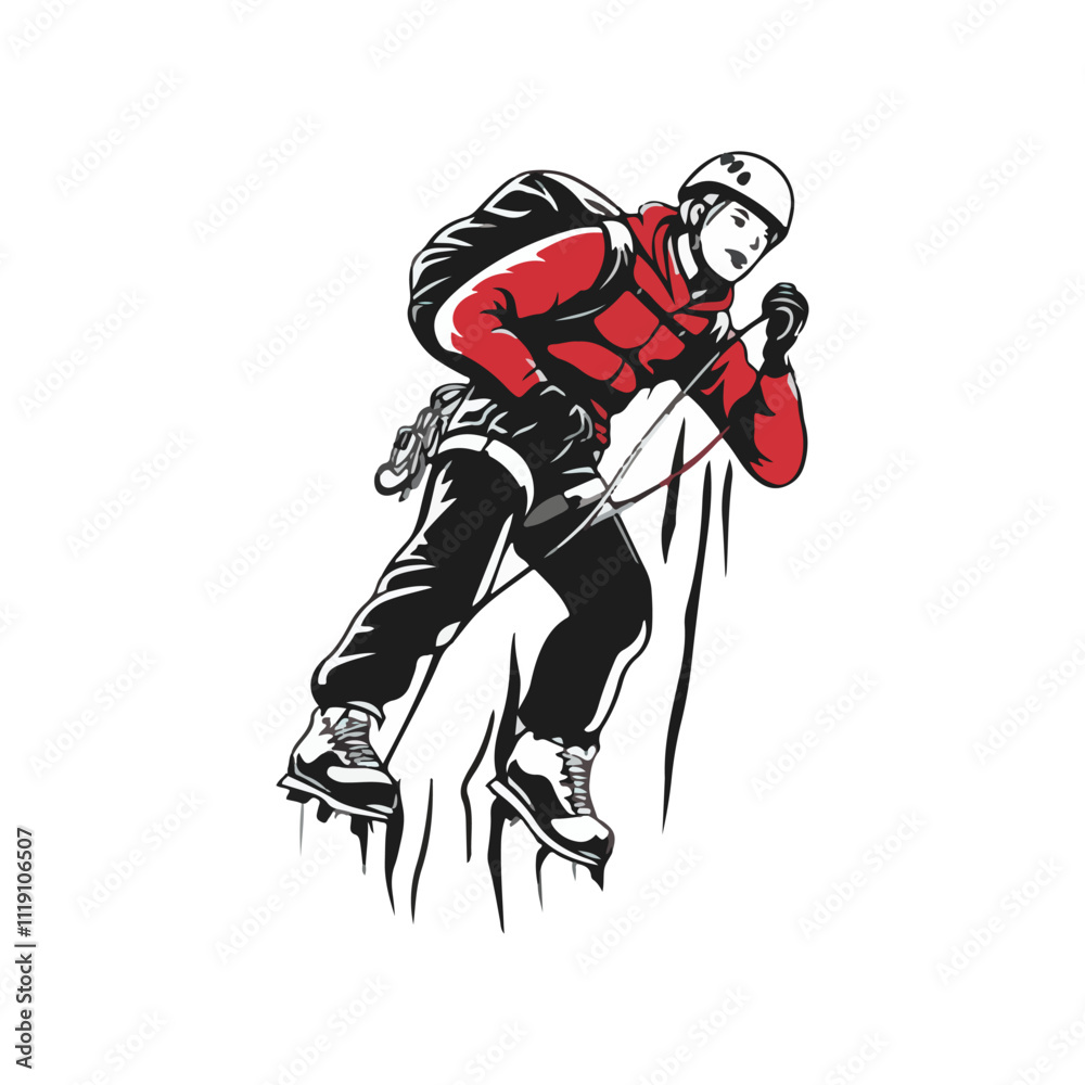 Obraz premium climbing sports in outdoor