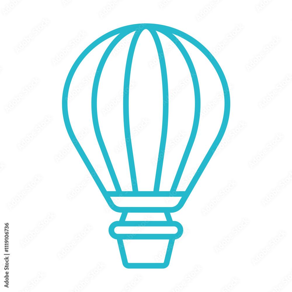 Hot Air Balloon Icon Hot Air Balloon Icon