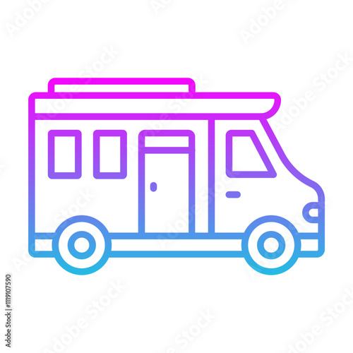 Camper Van Icon