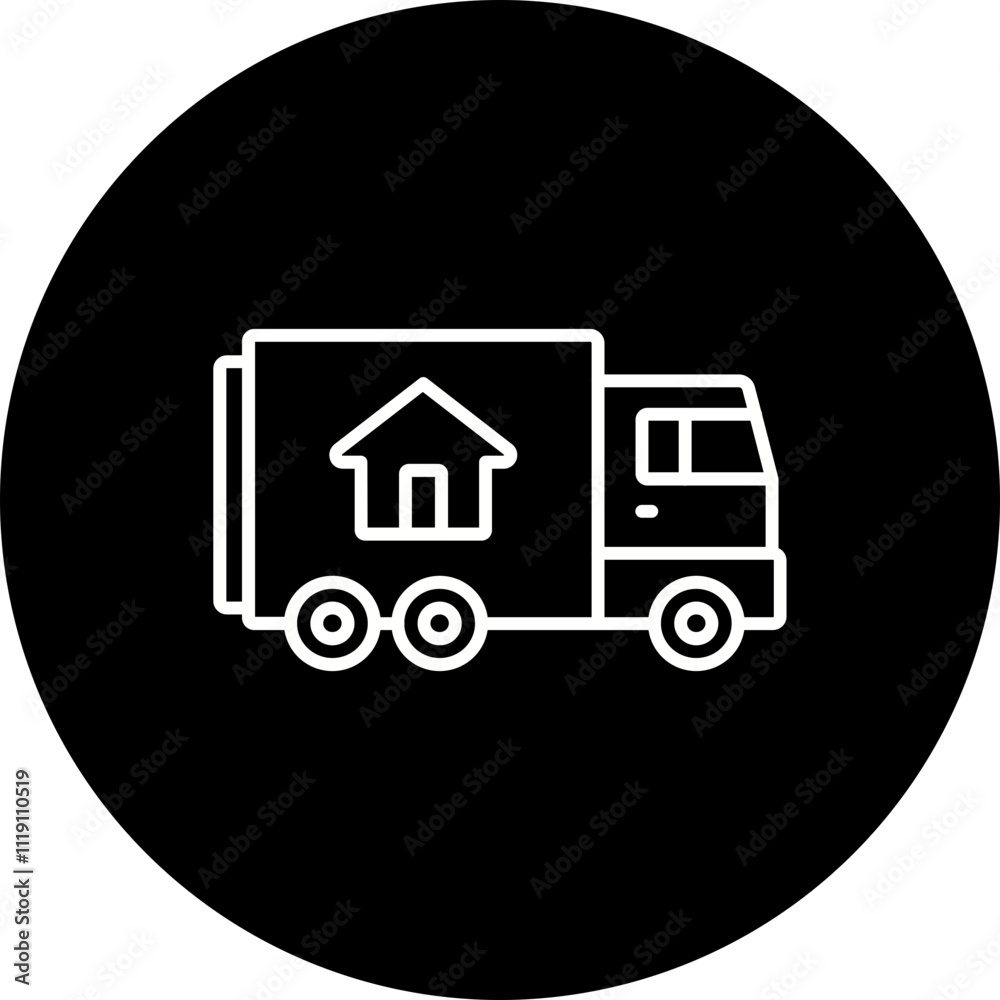 Mover Truck Icon Mover Truck Icon