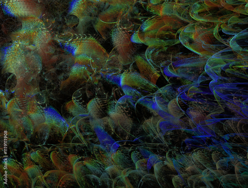 Fototapeta premium Imaginatory fractal abstract background Image