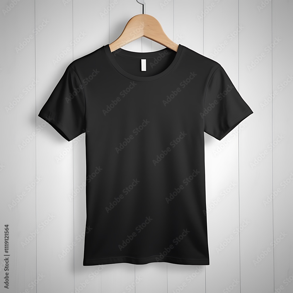 Simple black tshirt mockup Simple black tshirt mockup