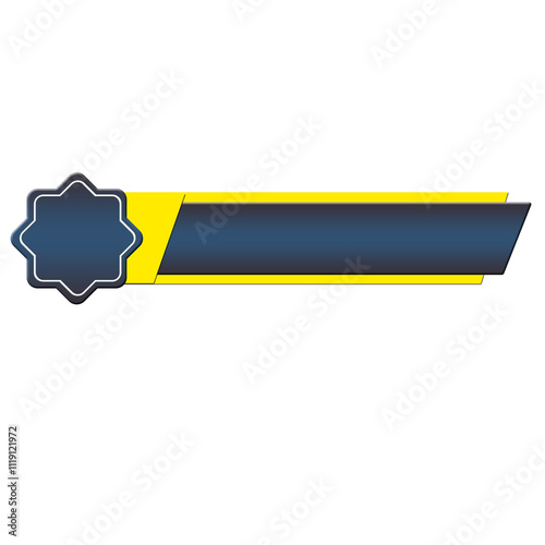 Lower third Label Text Box Design