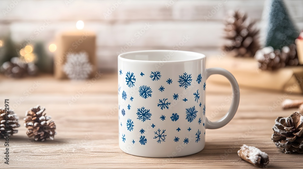 coffee mug mockup with Christmas decorations on a wooden table can be used for showcasing personalized holiday designs, branding, festive marketing, product promotion, gift ideas, or seasonal advertis coffee mug mockup with Christmas decorations on a wooden table can be used for showcasing personalized holiday designs, branding, festive marketing, product promotion, gift ideas, or seasonal advertis