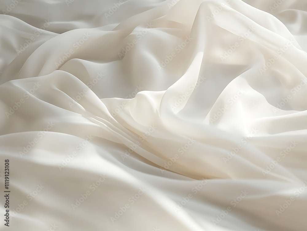 Fototapeta premium Glowing Waves of Satin Dreams