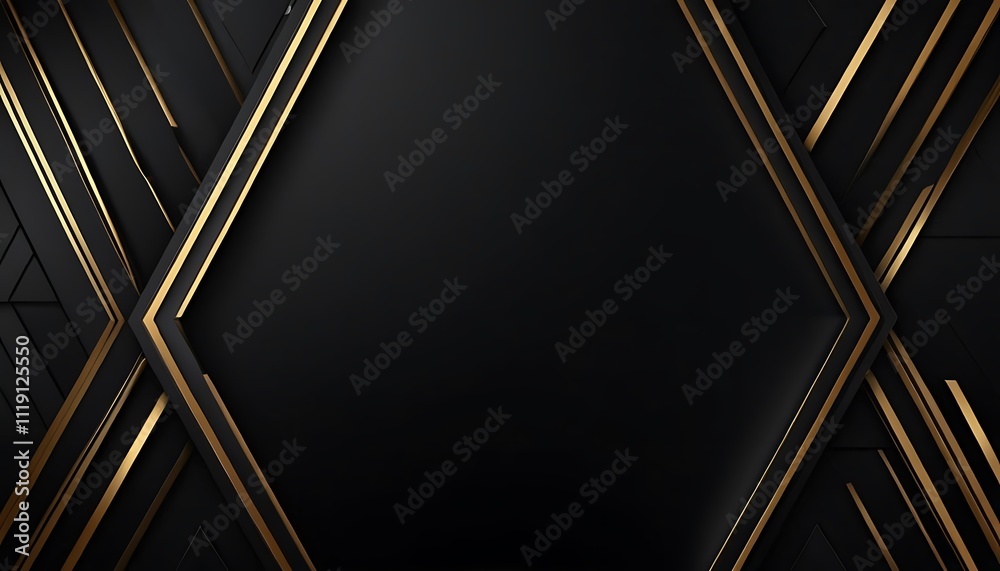 Black and gold abstract background. Modern black background with gold line composition illustration design for banner, presentation,5 Black and gold abstract background. Modern black background with gold line composition illustration design for banner, presentation,5