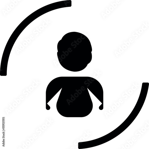 Decision making icon.