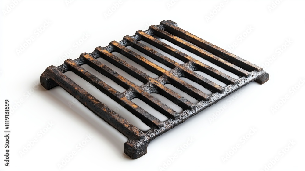 Barbecue grill for frying food on a white background, isolated Barbecue grill for frying food on a white background, isolated