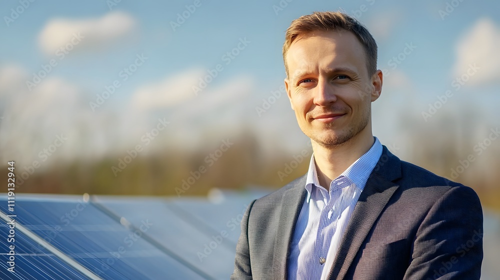 Female engineer in uniform with solar panel is working check and notepad quality in solar farm. solar green energy technology. Clean alternative or renewable power sources concept Female engineer in uniform with solar panel is working check and notepad quality in solar farm. solar green energy technology. Clean alternative or renewable power sources concept