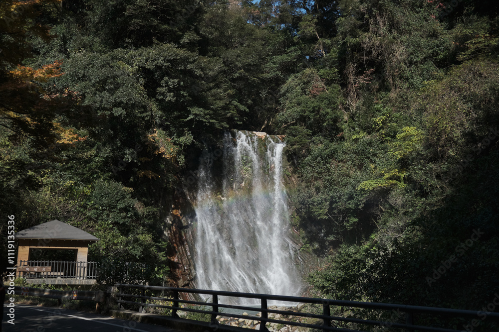 Fototapeta premium 丸尾滝の自然風景
