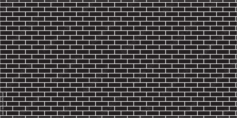 Fototapeta premium Black urban brick wall texture house, room brick wall, brick wall texture background for stone tile block painted. exterior brick wall background. 