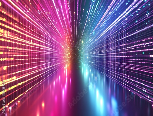 Prismatic Reverie: A Dance of Light and Color