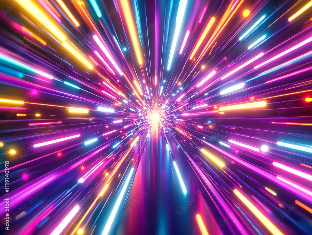 Prismatic Reverie: A Dance of Light and Color
