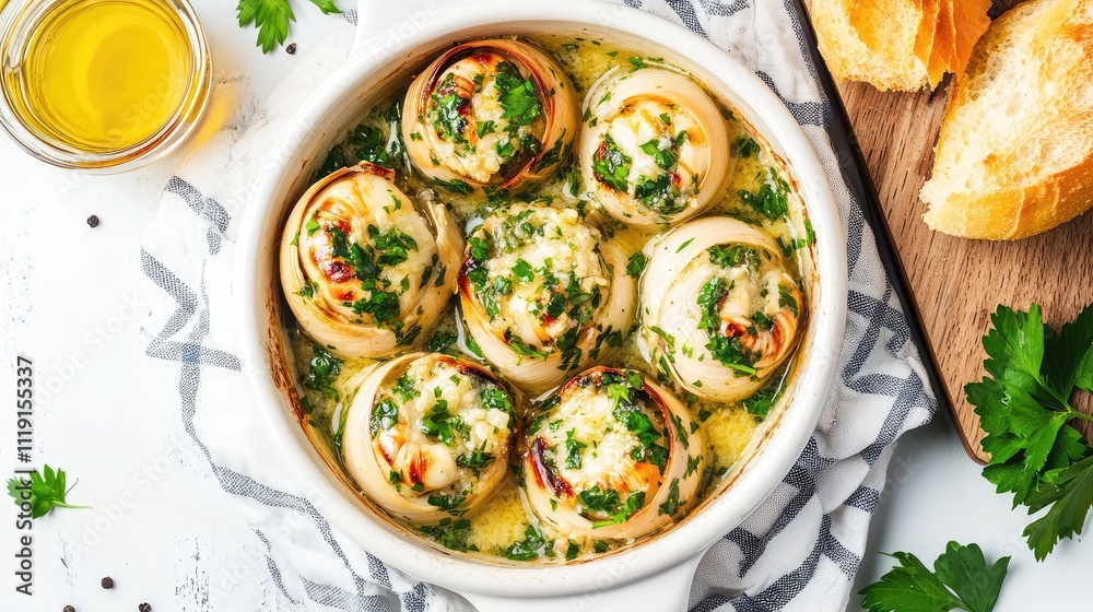 Delicious Baked Mushrooms with Garlic Butter and Herbs Recipe Delicious Baked Mushrooms with Garlic Butter and Herbs Recipe