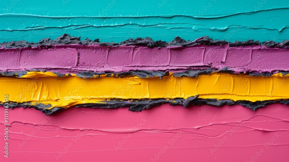 Vibrant abstract layered paint texture Vibrant abstract layered paint texture