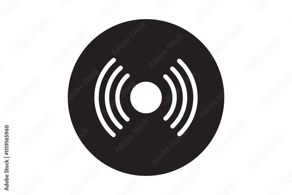 Touch signal, sensor control. Vector icon. Touch signal, sensor control. Vector icon.