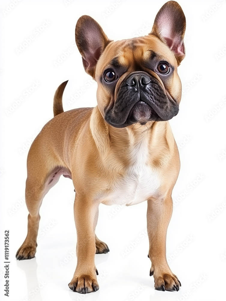 a brown French Bulldog a brown French Bulldog