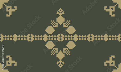 Traditional Arabian Sadu Weaving Pattern, songket pattern, batik indonesia.