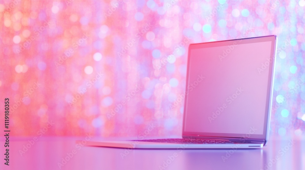 Vibrant Modern Computing with Holiday-Inspired Lighting Reflections Vibrant Modern Computing with Holiday-Inspired Lighting Reflections