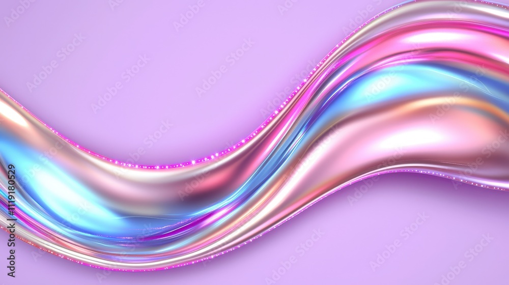 Abstract iridescent wave pink purple blue liquid flowing shiny swirl background d Abstract iridescent wave pink purple blue liquid flowing shiny swirl background d