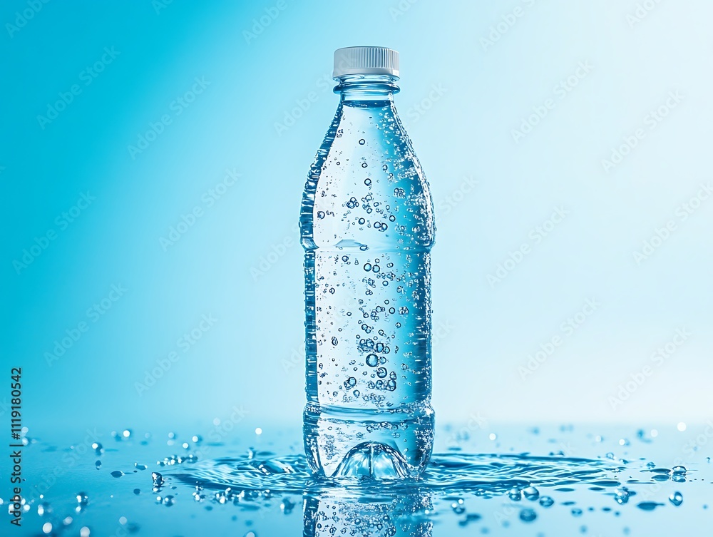 Pure Hydration: A Crystal Clear Bottle of Fresh Water Pure Hydration: A Crystal Clear Bottle of Fresh Water