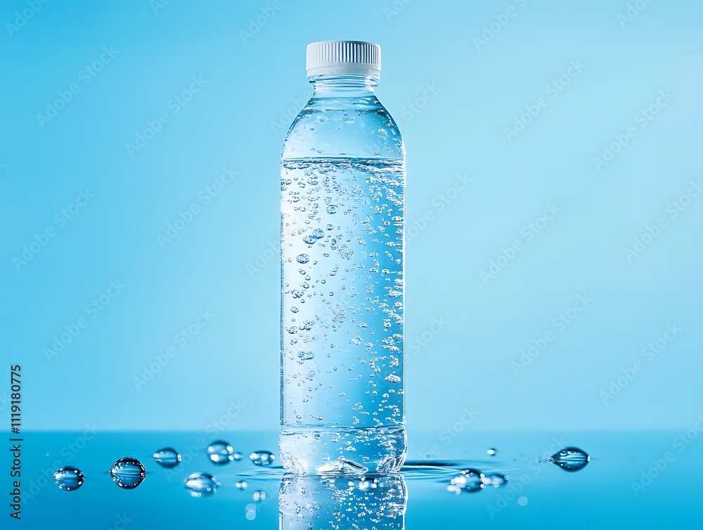 Pure Hydration: A Crystal Clear Bottle of Fresh Water Pure Hydration: A Crystal Clear Bottle of Fresh Water