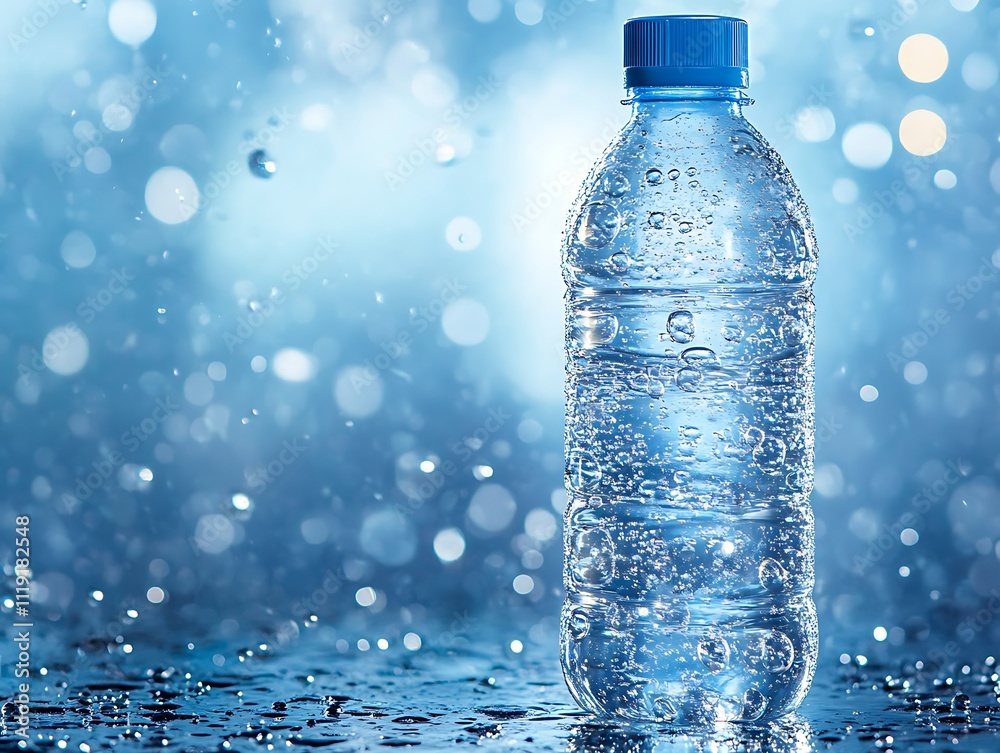 Pure Hydration: A Crystal Clear Bottle of Fresh Water Pure Hydration: A Crystal Clear Bottle of Fresh Water