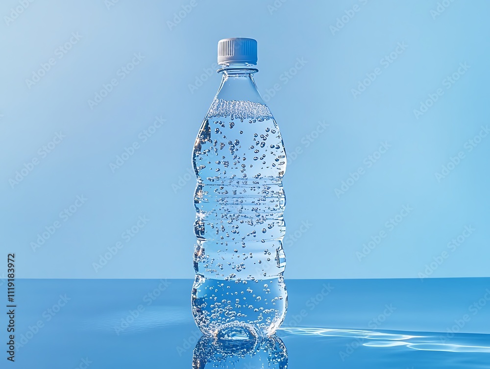 Pure Hydration: A Crystal Clear Bottle of Fresh Water Pure Hydration: A Crystal Clear Bottle of Fresh Water