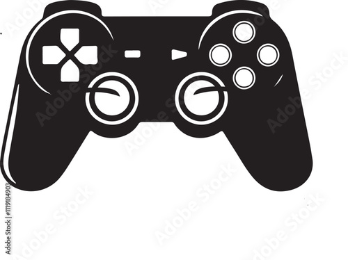Game Controller Silhouette Vector Illustration | Download Free Designs