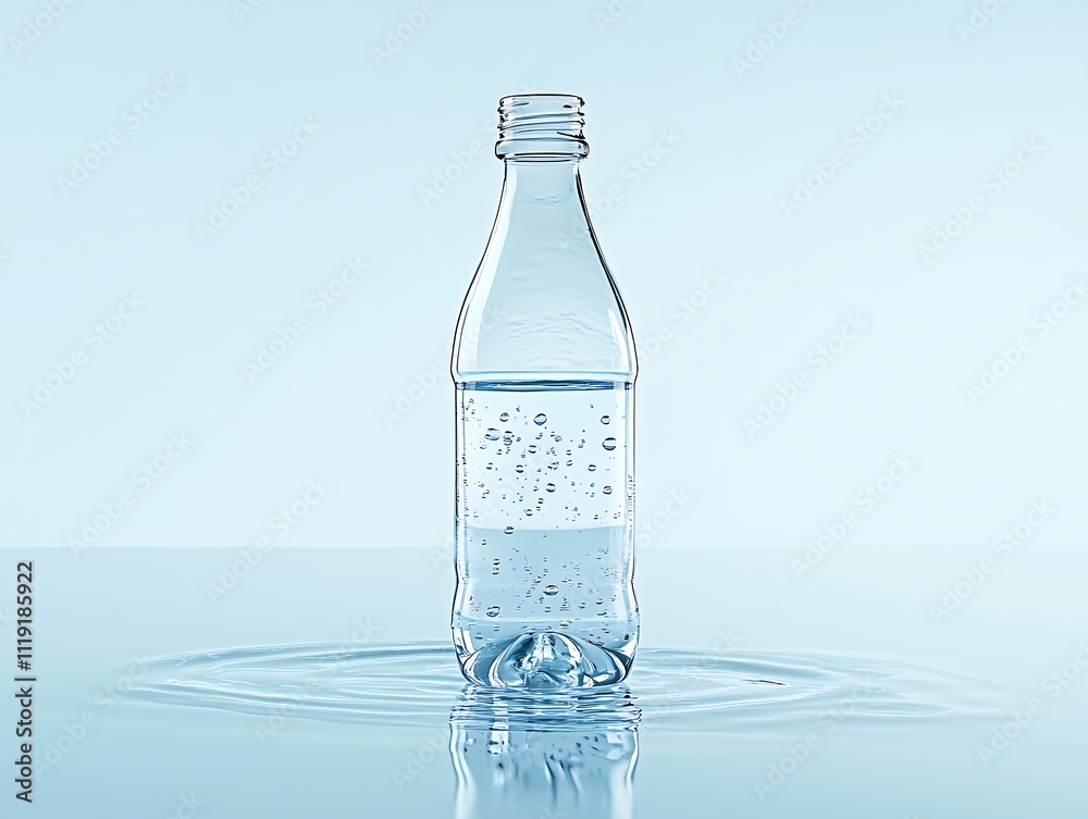Pure Hydration: A Crystal Clear Bottle of Fresh Water Pure Hydration: A Crystal Clear Bottle of Fresh Water