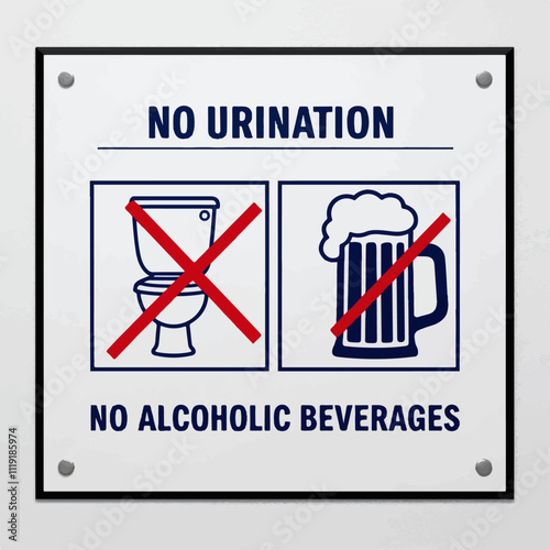 no urination sign