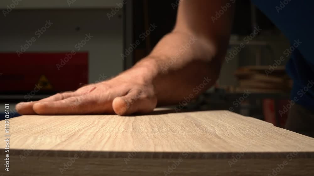 Wood quality check in Workshop Wood finishing Wood quality check in Workshop Wood finishing