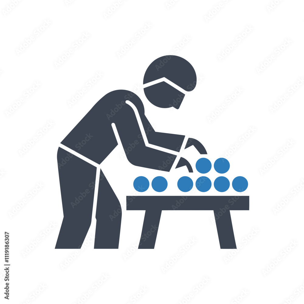 Food Sorting Work icon Food Sorting Work icon